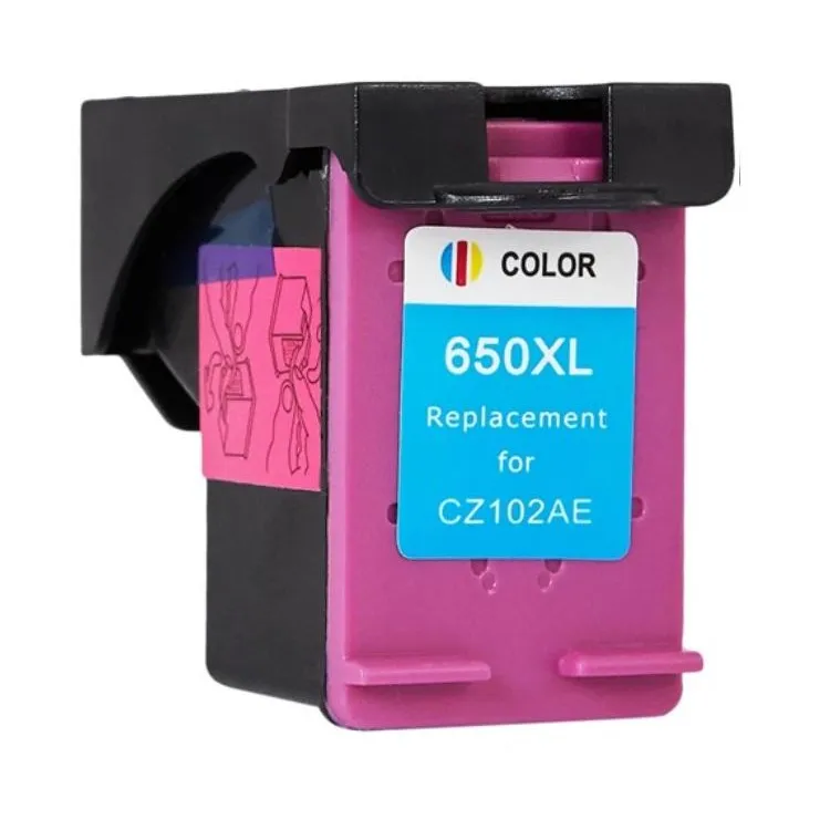 Kompatibilná HP 650 XL / CZ102AE HP č.650 XL Color - trojfarebná cartridge s čipom - 18 ml