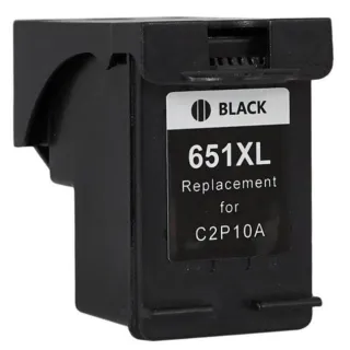 Kompatibilná HP 651 XL / C2P10AE HP č.651 XL BK Black - čierna cartridge s čipom - 18 ml