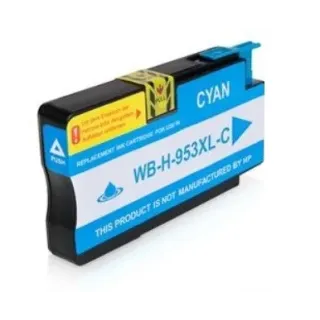 HP 953 XL / F6U16AE HP č.953 XL C Cyan - modrá cartridge s čipem - 20 ml