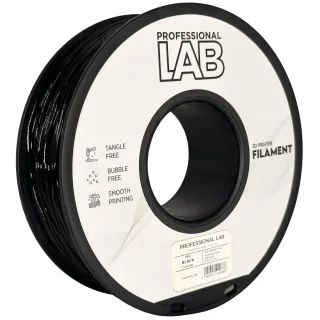 Filament TPU Black (Termoplastický polyuretan) Professional Lab - 1.75mm 1kg