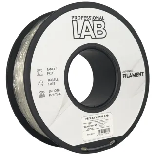 Filament TPU Transparent (Termoplastický polyuretan) Professional Lab - 1.75mm 1kg