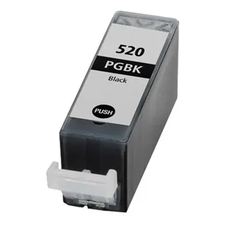 Kompatibilní Canon PGI-520 / PGI520 BK Black - černá cartridge s čipem - 25 ml