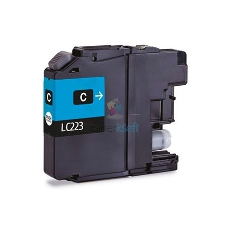 Kompatibilný Brother LC-223 / LC223 XL C Cyan - modrá cartridge s čipom - 10 ml