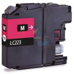 Kompatibilný Brother LC-223 / LC223 XL M Magenta - červená cartridge s čipom - 10 ml