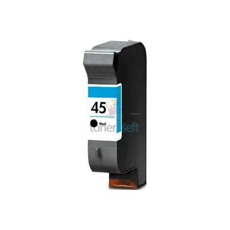 Kompatibilný HP 45 / 51645A HP č.45 BK Black- čierna cartridge s čipom - 45 ml