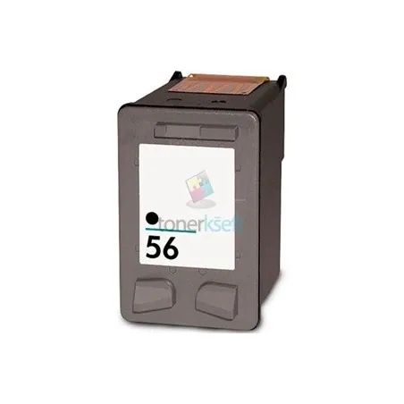 Kompatibilný HP 56 / C6656A HP č.56 BK Black - čierna cartridge s čipom - 22 ml